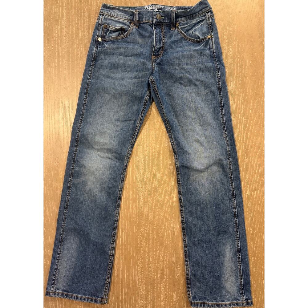 Wrangler Retro Slim Straight Jeans Women’s 30x32 Medium Wash Denim‎ Low Rise